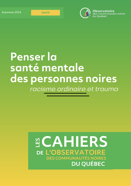 Penser la santé mentale des personnes noires